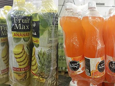 10000BPH carbonated drinks line at customer's plant in Algeria