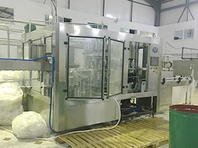10000BPH carbonated drinks line at customer's plant in Algeria
